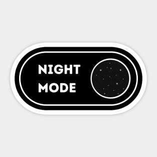 Night Mode Dark Mode Toggle Button Sticker